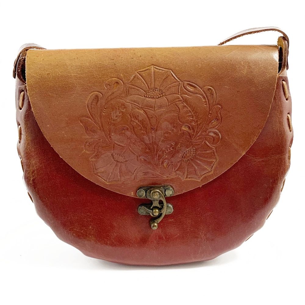 T Bags Los Angeles Brown Vintage Leather Purse